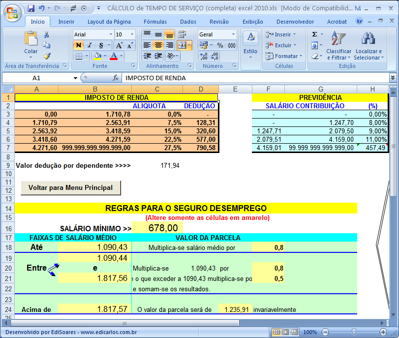 calculo rescisorio